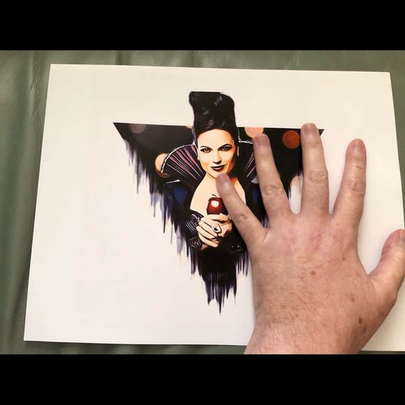 EVIL QUEENRegina)ONCE UPON A TIME ART PRINT - Picture 2 of 2